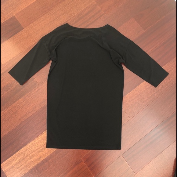 Liberte - Croc Tshirt Dress 22450 - Black